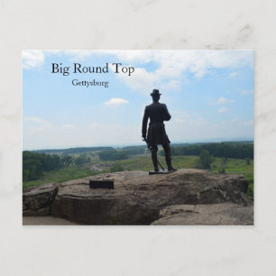 Carte Postale Grand plateau rond à Gettysburg