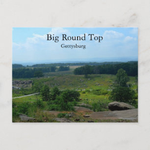 Carte Postale Grand plateau rond à Gettysburg