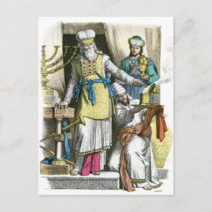 Carte Postale Grand prêtre juif d'avant le temps du Christ