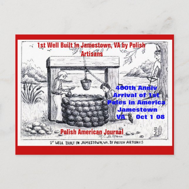 Carte Postale Grand Prix, 1er Puits construits à Jam... -Personn (Devant)