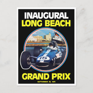 Carte Postale Grand Prix Long Beach 1975