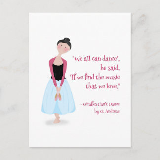 Carte Postale Grand Quotations_Dance