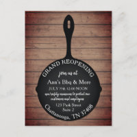 Grand Restaurant Réouverture Skillet Wood Rustique