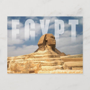Carte Postale Grand sphinx de Gizeh en Egypte