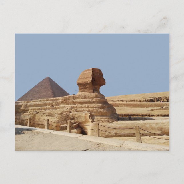 Carte Postale Grand Sphinx sur le plateau de Gizeh. Égypte, 20 a (Devant)