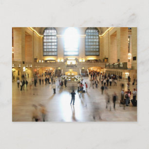 CARTE POSTALE GRAND TERMINAL CENTRAL, VILLE DE NEW YORK