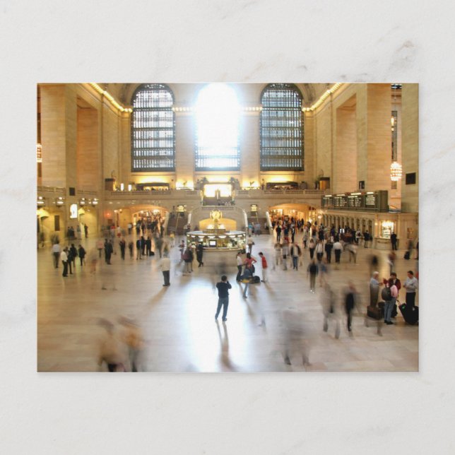 CARTE POSTALE GRAND TERMINAL CENTRAL, VILLE DE NEW YORK (Devant)