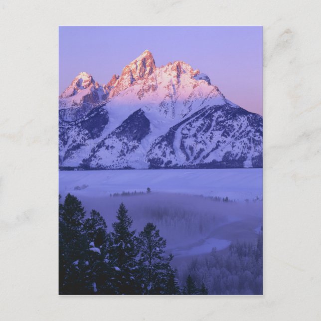 Carte Postale GRAND TETON NATIONAL PARK, WYOMING. États-Unis Fog (Devant)