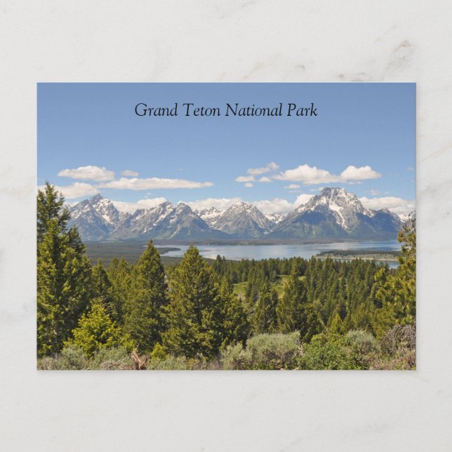 Carte postale Grand Teton Pittoresque View (Devant)