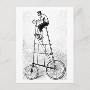 Carte Postale Grand Vélo Sport Vintage Cyclisme