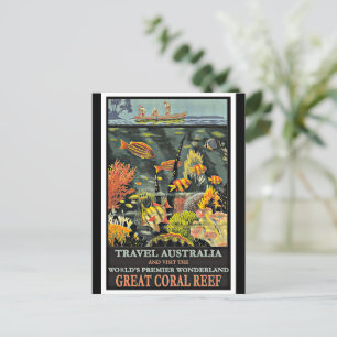 Carte Postale Grande barrière de corail, Australie,