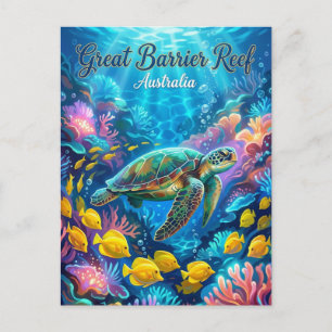 Carte Postale Grande barrière de corail Australie