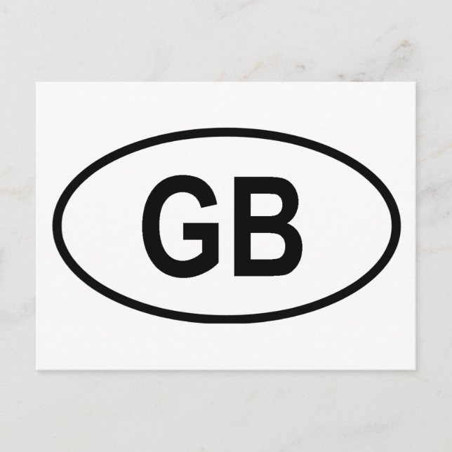 Carte Postale Grande-Bretagne "GB" (Devant)