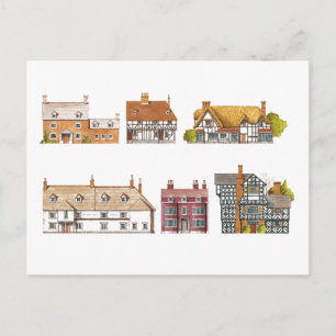 Carte Postale Grande-Bretagne. Maisons de campagne