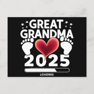 Carte Postale Grande grand-mère Chargement 2025 Faire-part de gr