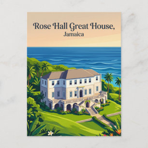 Carte Postale Grande Maison Rose Hall Jamaïque
