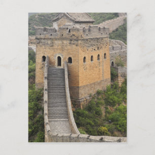 Carte Postale Grande Muraille de Chine à Jinshanling, Chine, Asi