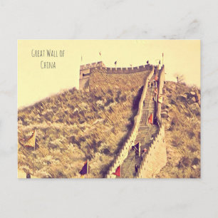 Carte Postale Grande Muraille de Chine voyage