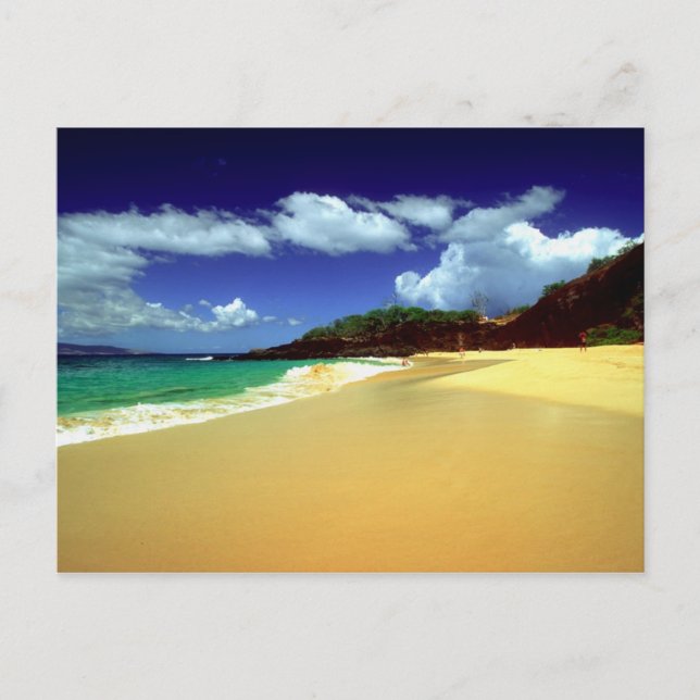 Carte Postale Grande Plage, Makena (Devant)