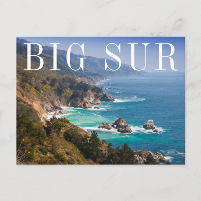 Carte Postale Grande Sur Côte Californie (Devant)