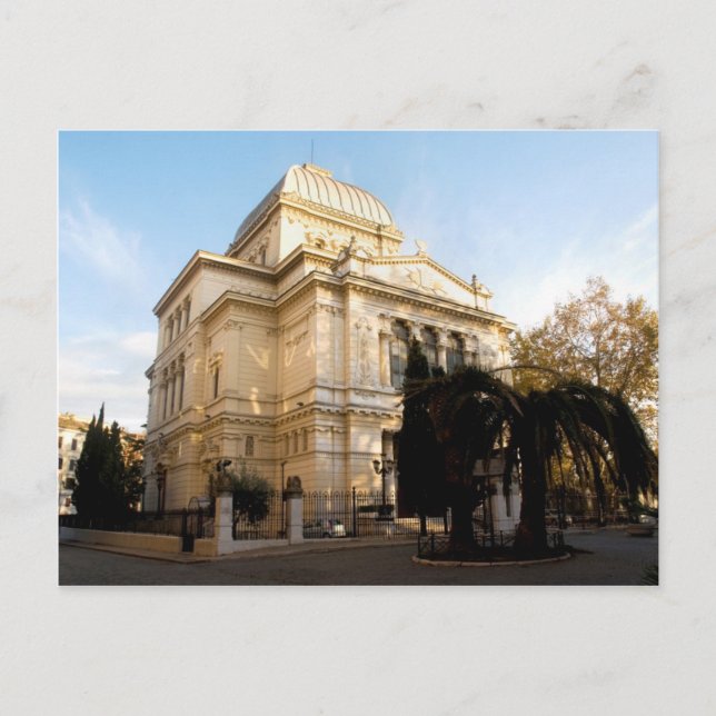 Carte Postale Grande synagogue de Rome (Devant)