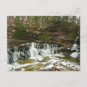 Carte Postale Grandes Chutes de Tinker Creek en hiver, Ohio