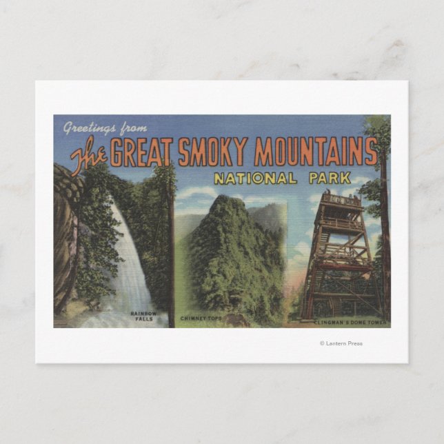 Carte Postale Grandes Scènes De Lettre - Mts Fumés. Parc Nat'l,  (Devant)