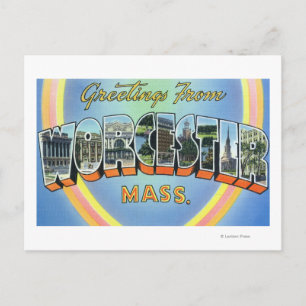 Carte Postale Grandes Scènes De Lettre - Salutations À Partir De