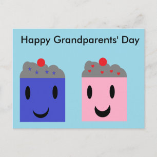 Carte Postale Grandparent Cupcakes