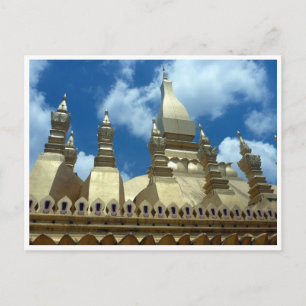Carte Postale grands plateaux d'or stupa