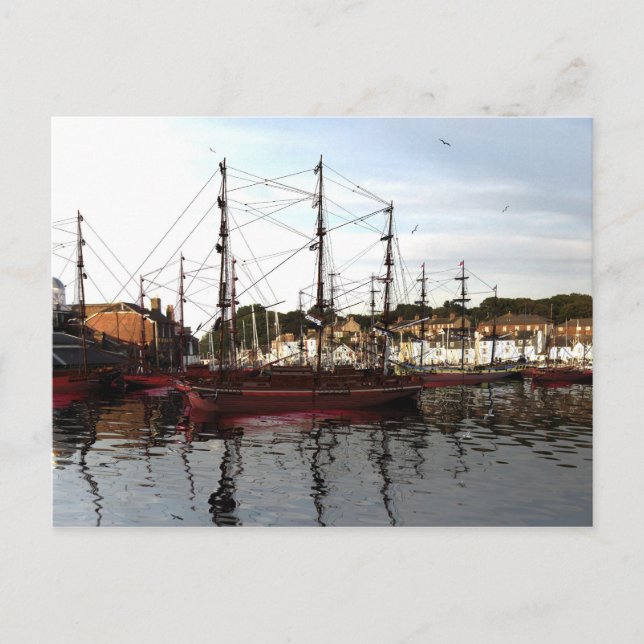 Carte Postale Grands voiliers (Devant)