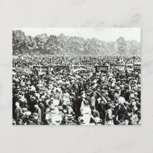 Carte Postale Grands votes pour la démonstration de femmes en