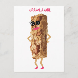 Carte Postale Granola fille