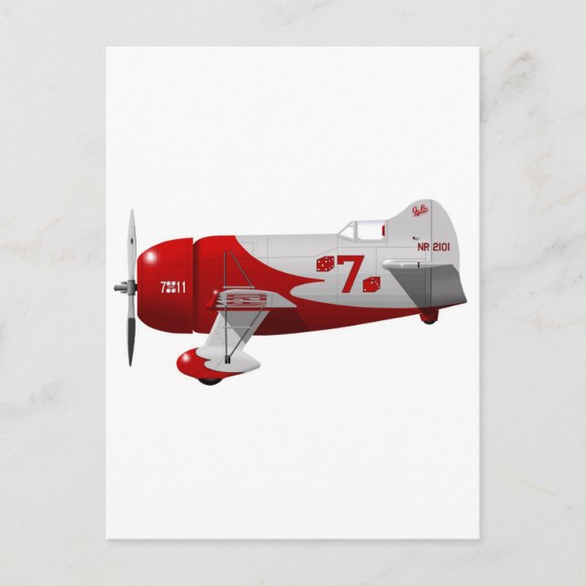 Carte Postale Granville Brothers Aéronef "Gee Bee R-1" (Devant)