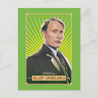 Carte Postale Graphique de caractères Gellert Grindelwald