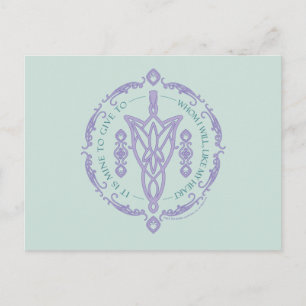 Carte Postale Graphique de citation ARWEN™ Evenstar