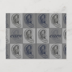 Carte Postale Graphique de huit oreilles