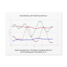 Graphique des mouvements d'épée (escrime)