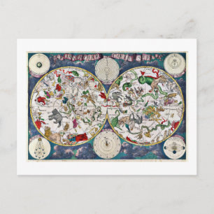 Carte Postale Graphique en étoile