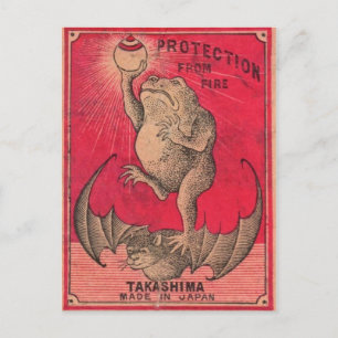 Carte postale graphique vintage