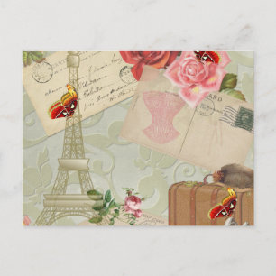 Carte Postale Graphiques Paris vintage