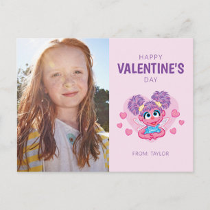 Carte Postale Graphisme de la Saint-Valentin d'Abby Cadabby