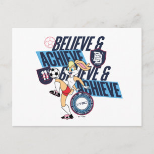 Carte Postale Graphisme du Club de Football LOONEY TUNES™ avec L