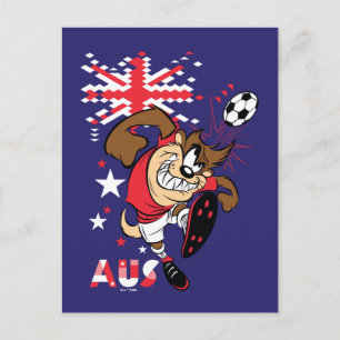 Carte Postale Graphisme TAZ™ Team Australia Soccer
