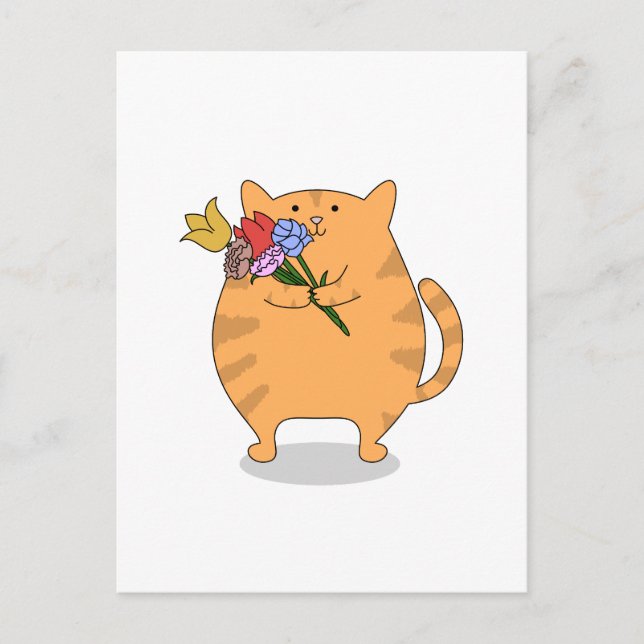 Carte Postale Grateful Kitty (Devant)