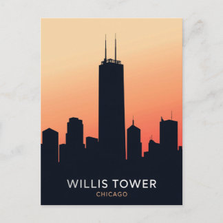 Carte Postale Gratte-ciel de Chicago