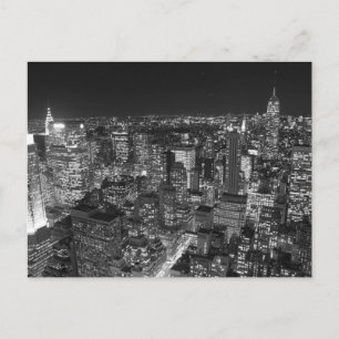 Carte Postale Gratte-ciel New York noir et blanc