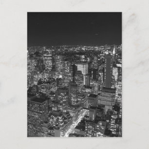 Carte Postale Gratte-ciel New York noir et blanc