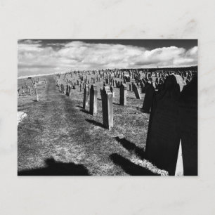 Carte Postale Gravestones, Abbaye de Whitby, Whitby, North Yorks