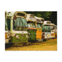 CARTE POSTALE GRAVEYARD BUS